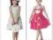 WYKRÓJ wykroje SUKIENKI  4-6 lat # W 072