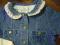 sukienka i bluzka Benetton jeans róż 3-6m 68cm bdb