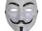 Maska V Anonimowych z PCV Anonymous Wrocław