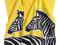 H&amp;M Home RĘCZNIK zebra żółty 30x50 2pak