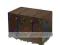 Kufer skrzynia z drewna skóry i metalu ETC-CQL/1