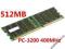 Pamięć DDR 512MB PC3200 400MHz również do intela