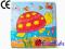 Puzzle drewniane edukacyjne 9 el.Żółw Eco-Kids.