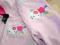 RÓŻOWY DRES DRESY H&amp;M HELLO KITTY 122 128 BLUZ