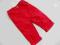 CHŁOPIEC spodnie George 6-9m czerwone