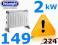 Grzejnik konwektorowy Delonghi HCM2020 2kW + termo