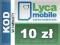 Kod doładowujący LYCAMOBILE Polska 10 w 3 minuty