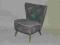 FOTEL ART DECO VINTAGE KLUBOWY DESIGN