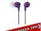 SŁUCHAWKI DOUSZNE SONY MDR-EX10LPV FIOLETOWE NOWE