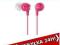 SŁUCHAWKI DOUSZNE SONY MDR-EX10LPPi RÓŻOWE NOWE