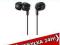 SŁUCHAWKI DOUSZNE SONY MDR-EX10LPB CZARNE NOWE