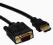 Kabel VGA-HDMI 2m GOLD FULL HD D-Sub VGA HDMI !