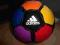 NOWA KOLOROWA PIŁKA ADIDAS