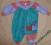 Pajacyk zielony dla niemowlaka piżamka 0-3m 56