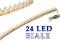 LISTWA 24 LED BIAŁE ŚWIATŁA POSTOJOWE WODOODPORNE