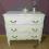 Komoda LUDWIK shabby chic biała po renowacji