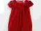 Aukcja Makóweczek- czerwona sukienka  12-18m
