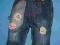 FIXONI SPODNIE DLA NIEMOWLAKA JEANS 0-3M R.62