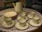 Serwis zestaw do kawy Bavaria fine bone china krem