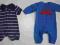 Mothercare 0-3 dzianinowy rampers + polo bdb