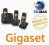 Gigaset AS185 - 3 słuchawki  MENU PL głośnomówiący