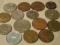 zestaw monet zagranicznych 15 sztuk