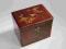 Orientalne pudełko na herbate z pocz. XX wieku