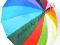 parasol - DUŻY 16 węglowych prętów tęcza 120 cm