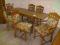 6 krzeseł  krzesła dębowe  stół rozkładany