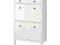 IKEA HEMNES Szafka na buty/2 przegrody, biała