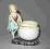 ANTYK PORCELANOWA FIGURKA DO PODANIA MIODU