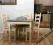 Jadalnia. STÓŁ DĘBOWY i 4 krzesła. Shabby chic.