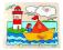BELEDUC - PUZZLE Z KOŁECZKAMI - ŻAGLÓWKA 10127