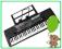 Duże Organy Keyboard MQ-809 USB + MIKROFON prezent