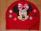 DISNEY UROCZA DZIANINOWA CZAPECZKA Z MYSZKĄ MINNIE