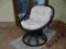 Wspaniały fotel obracany/ rattan/ratan