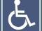 Naklejka niepełnosprawni 9cm f VAT