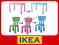 IKEA STOLIK MAMMUT + 2 KRZESEŁKA MAMUT! + 6 ŚWIEC!