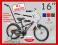POLSKI Rower 16 SPEED Rowerek + PROWADNIK 4xGRATIS