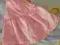 spódnica na szelkach różowa 62cm George 0-3m