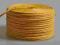 Drut papierowy 2m ŻÓŁTY CIEMNY