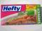 Worki foliowe Hefty z zamkiem na suwak 35szt z USA