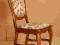 KRZESŁA DREWNIANE DO SALONU STYLOWE LUDWIK B14