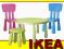 IKEA z15 MAMMUT 2x krzesełko stolikO stołek GRATIS