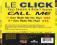 Le Click - Call Me Single USA