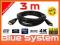 KABEL PRZEWÓD HDMI # VER.1.4 # 3D # GOLD 3M # Pń