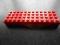 LEGO - 2 grube płytki budowlane czerwone 12x4