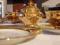 GOLD ARZBERG bavaria zestaw kawowy porcelana
