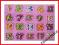 *PUZZLE - UKŁADANKA z uchwytem CYFERKI*