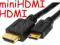 Kabel 3m HDMI - miniHDMI 1.4b mini Łódź fv